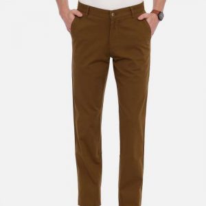 Brown Tapered Tailored Fit Chinos Trouser