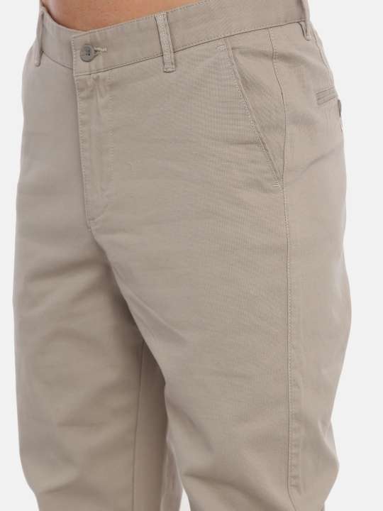 Croydon UK Grey Tapered Tailored Fit Chinos Trouser
