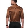 Croydon UK Brown Semi Casual Regular Shirt