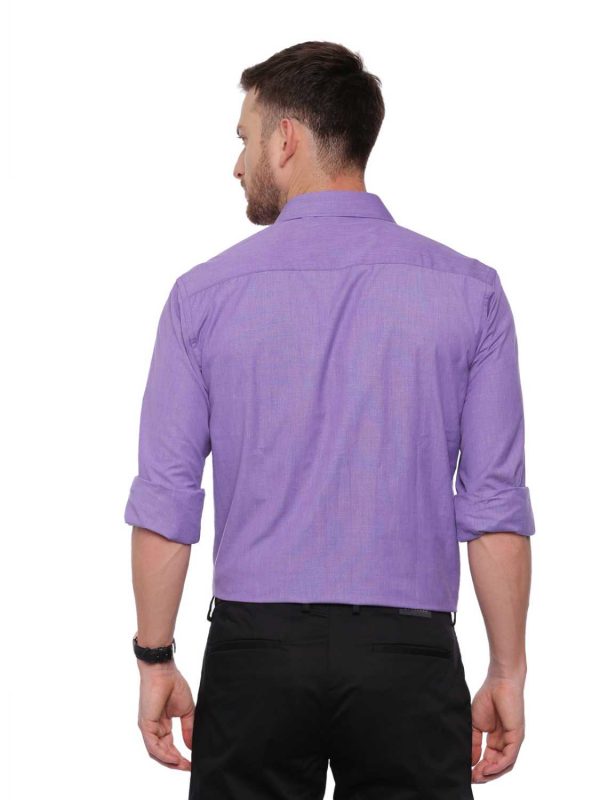 Croydon UK Purple Formal Regular Shirt