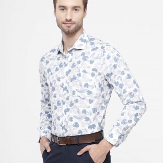 Croydon UK Men's Botanical Print Shirt
