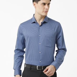 Croydon UK Men's Diamond Micro Print Shirt